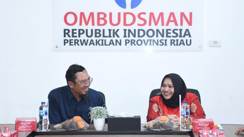 Bupati Kasmarni Silaturahmi ke Ombudsman RI Perwakilan Riau: Kami Ingin Tingkatkan Pelayanan Publik di Kabupaten Bengkalis