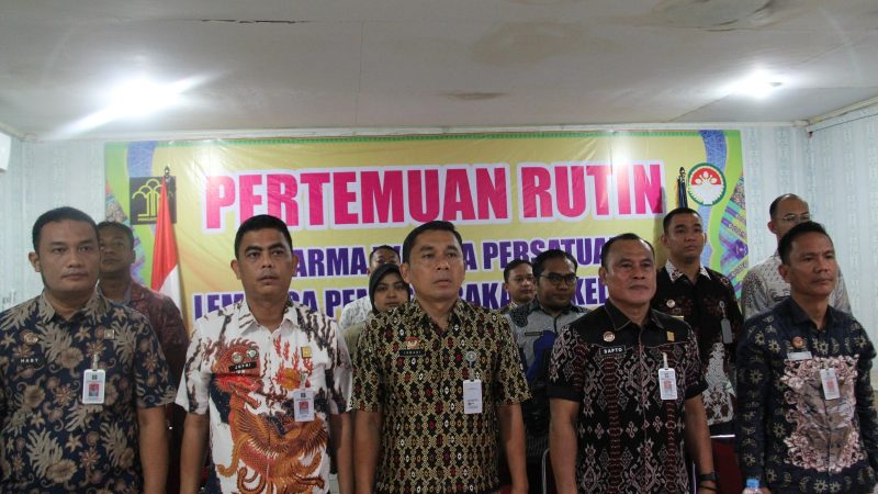 Rangkaian HBP ke-60 Resmi Dimulai, Lapas Pekanbaru Ikuti Pembukaan Sekaligus Halal Bihalal Menyambut Bulan Ramadhan 1445 H