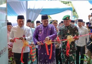 Tanda Ekonomi Masyarakat Meningkat, BRK Syariah Siak Hadir di Kampung Belutu Kecamatan Kandis