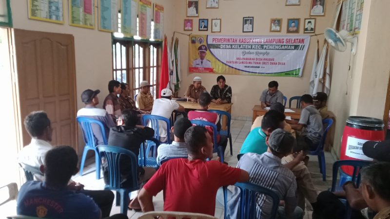 Pemdes Kelaten Bersama BPD Gelar Musdesus Penetapan Calon Penerima BLT DD 2024