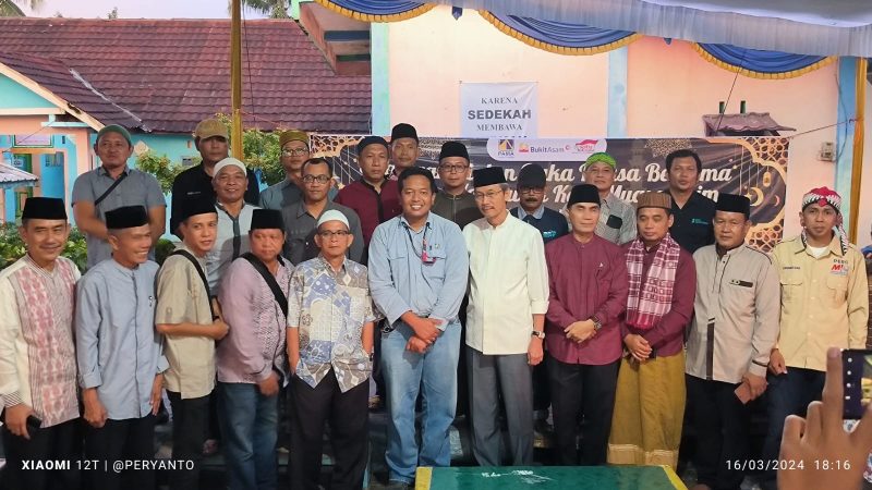 PT. PAMA Silaturahmi dan BukBer Dengan Wartawan dan Anak Panti Asuhan Assa’adah Muara Enim