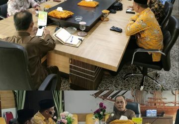 Perwakilan APDESI Inhil kunjungan Kerja di Kediaman Rumah Dinas Pj Bupati Herman