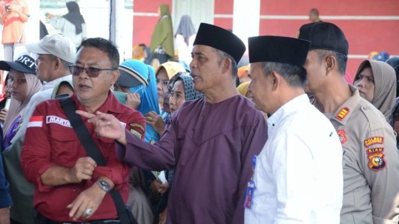 PJ Bupati Inhil Herman Maksimalkan Menata Pasar Bagi Masyarakat