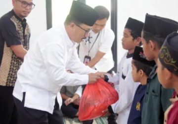 Sekdakab Lamsel Safari Ramadan di Desa Kalirejo Kecamatan Palas