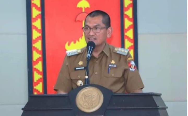 Sekda dan Jajaran Pejabat Lampura Sambut Kedatangan PJ Bupati