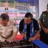 Pj Bupati Bersama Direktur SDM Resmikan PLTS di Desa Muara Lawai