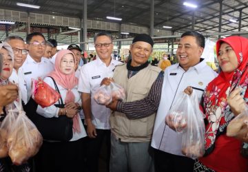 Sekda Muara Enim Resmikan Pasar Murah Muara Enim