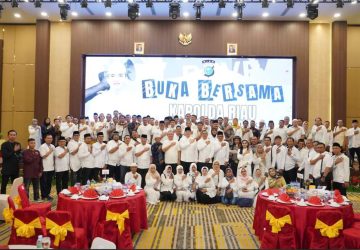 Silaturahmi Buka Bersama Wartawan Mitra Polda Riau, Kapolda Beri Apresiasi