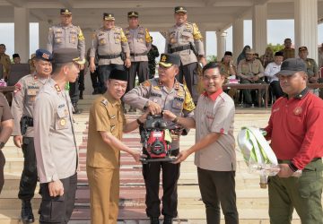 Bupati Rohil Pimpin Apel Siaga Penanggulangan Karhutla Tahun 2024