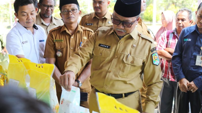 Gelar Pasar Murah, Disperindag Siak Siapkan 6 Ton Beras Untuk Masyarakat Lubuk Dalam