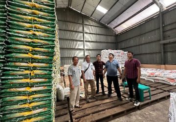Cek Stok Persiapan Beras dan BBM, Polres Inhu Datangi SPBU serta Gudang Bulog
