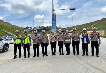 PJU Ditlantas Polda Riau Lakukan Pengecekan Tol PEKBANG Hingga Tol XIII Koto Kampar