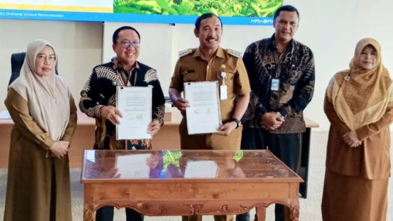 Pj. Bupati Kerinci Tandatangani Nota Kesepakatan Bersama Dengan Ditjen Perbendaharaan Provinsi Jambi
