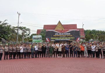 Polres Bengkalis Gelar Apel Pasukan operasi Ketupat Lancang Kuning 2024