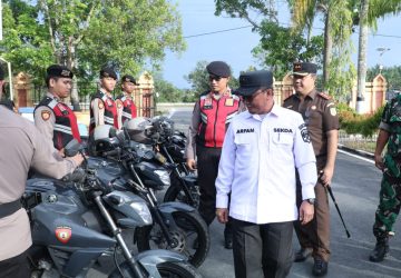 Pengamanan Arus Mudik, Polres Siak Gelar Apel Pasukan