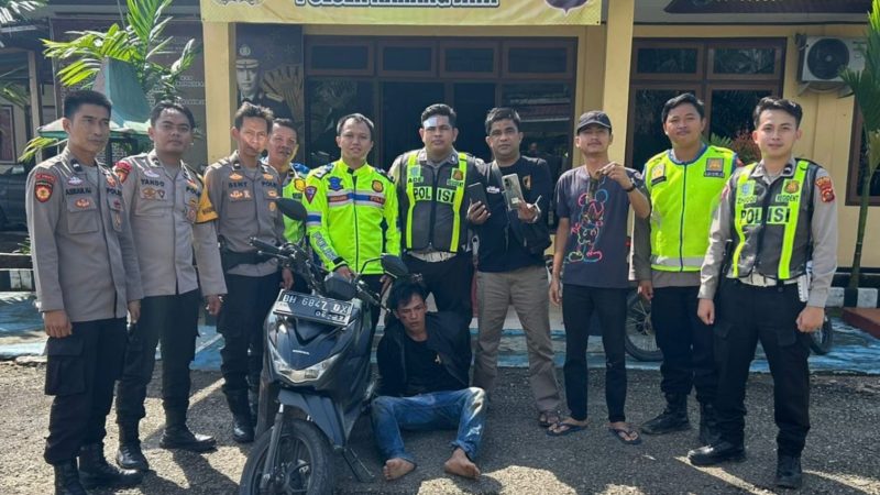 Aksi Heroik Petugas Pos Pelayanan Operasi Ketupat Musi 2024 di Muratara, Kejar dan Ringkus Pelaku Curat