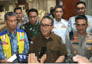 Pj. Bupati Dampingi Kapolda Sumsel Cek Pos Pelayanan Mudik Lebaran