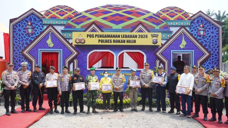 Wakapolda Riau dan Rombongan Tinjau dan Cek Pos Pam Ops Ketupat 2024 Perbatasan Riau – Sumut