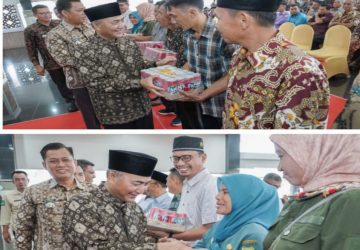 Usai Salat Id, Pj Bupati Apriyadi Buka Rumah Dinas untuk Halal Bihalal dengan Warga Muba