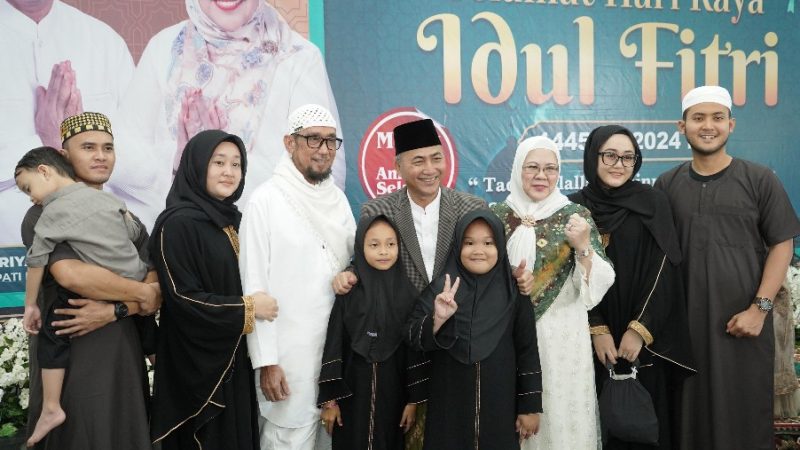 Gelar Halal Bihalal Terbuka untuk Warga Muba, Pj Bupati Apriyadi Siapkan Jajanan Gerobak UMKM