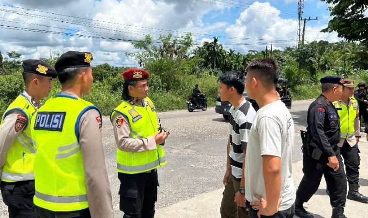 676 Anggota Polri Turun&nbsp; Mengamankan Kegiatan Arus Balik Jalintim Banyuasin Dan Muba