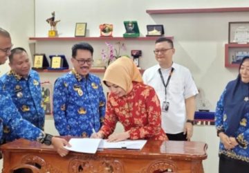 Pemkab Lampung Selatan Perpanjang Kerja Sama dengan Bank Lampung dan BPJS