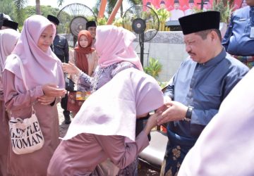 Bupati Kasmarni Lepas Keberangkatan Kafilah Kabupaten Bengkalis Pada MTQ Ke-42 Tingkat Provinsi Riau
