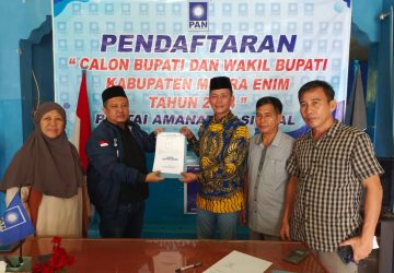 Bukti Keseriusan Ersangkut Ambil Formulir Balon Bupati Muara Enim di Partai PAN