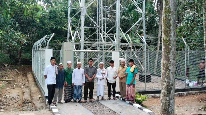 Tower Telkomsel On Air di Dua Desa Babat Supat, Warga Ucapkan Terima Kasih ke Pj Bupati Apriyadi Mahmud