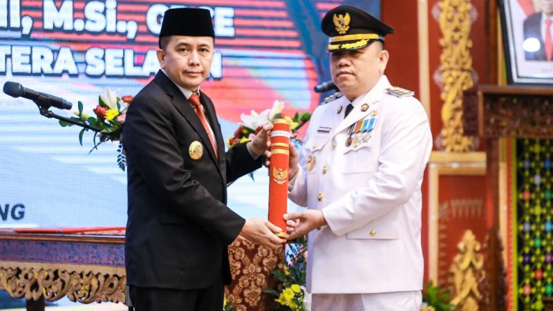 Sandi Fahlevi Resmi Menjabat Pj Bupati Muba