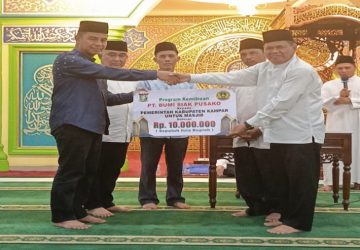 Plh Sekda Kampar Hadiri Halal Bihalal Bersama Masyarakat Pandau Permai Siak Hulu