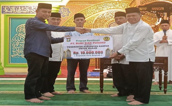 Plh Sekda Kampar Hadiri Halal Bihalal Bersama Masyarakat Pandau Permai Siak Hulu