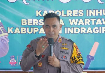 Kapolres Inhu Gelar Silaturahmi dan Halal Bihalal dengan Wartawan Pasca Pemilu dan Pilpres