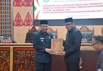 Hadiri Rapat Paripurna Laporan Banggar LKPJ 2023, Wabup Bagus Apresiasi Kinerja DPRD