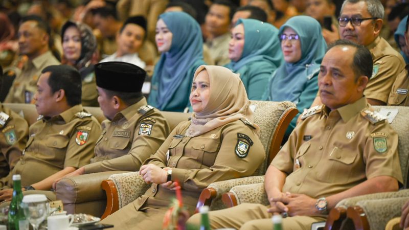 Bupati Kasmarni Hadiri Rakor Pemda dan Pemdes Se-Provinsi Riau