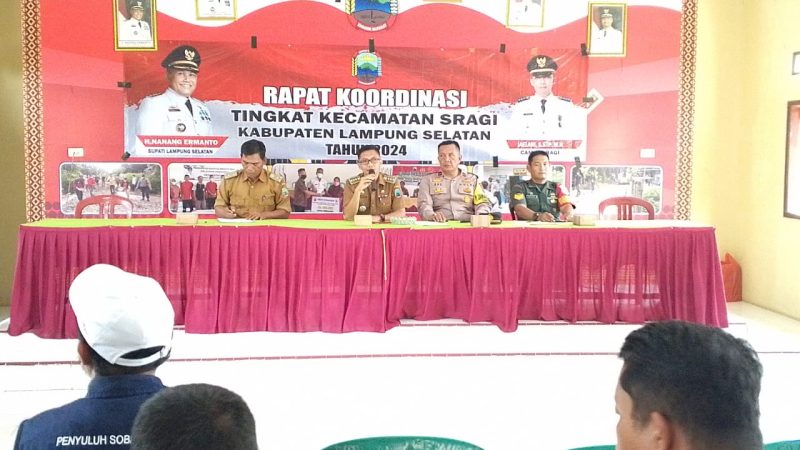 Jelang Pelaksanaan Sragi Fair 2024, Forkopimcam Sragi Gelar Rakor Bersama Lintas Sektoral