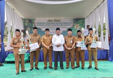 Hadiri Halal Bihalal di Kecamatan Bram Itam, Bupati sampaikan Kabar Gembira akan Menaikan Gaji Aparat Desa