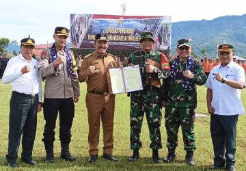 Pj Bupati Kerinci Asraf Pimpin Upacara Pembukaan TMMD Ke-120 Kodim 0417/Kerinci