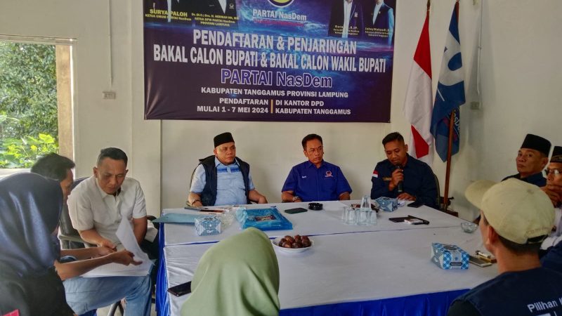Usai Rapat Pleno Penetapan Bacakada Pilkada 2024, Kurnain Siap Maju Bacawabup Tanggamus