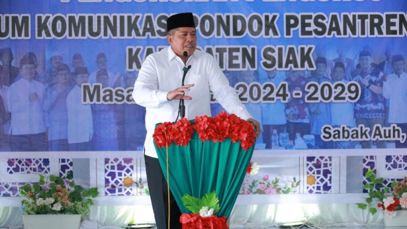 Bupati Siak Alfedri Menghadiri Pelantikan FKPP Kabupaten Siak