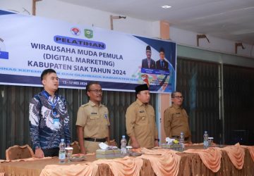 Buka Pelatihan Digital Marketing, ini Harapan Wabup Siak