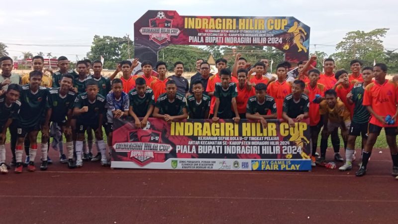 Inhil Gelar Turnamen Indragiri Hilir Cup 2024: Tim Pulau Burung Menangkan Pertandingan Dramatis dengan SMP 1 Tembilahan Hulu