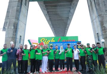 Raih Rekor MURI, Lift Jembatan TASL Jadi Primadona Wisatawan Siak