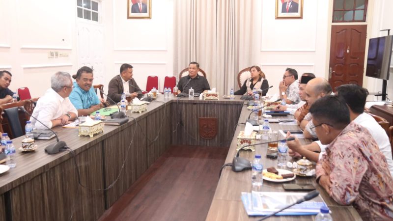 Pemprov Serta Bupati Bengkalis Sambut Kunjungan Investor Pembangunan Jembatan Pulau Bengkalis-Pulau Sumatera