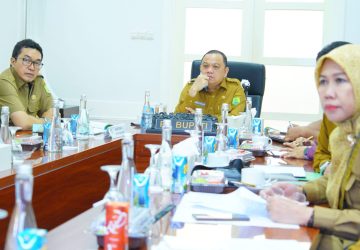 PJ Bupati Sandi Fahlepi Ikuti langsung Rakor Pengendalian Inflasi 2024