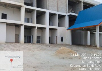 Diduga Pembangunan Gedung BNN Provinsi Riau Terbengkalai