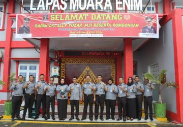 Dirwatkeshab DitjenPas Apresiasi Dapur Sehat Lapas Muara Enim Terbaik Se-Sumsel