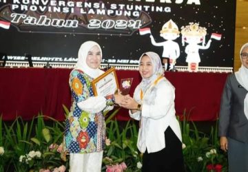Lampung Selatan Raih Penghargaan Utama dan Kabupaten Terinovatif dalam Penanganan Stunting Provinsi Lampung 2024
