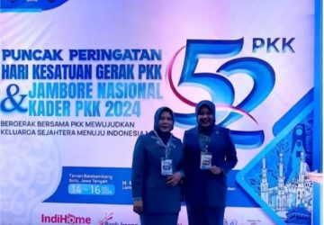 Ketua TP PKK Sungai Penuh Herlina Ahmadi Hadiri Puncak HKG ke-52 di Solo