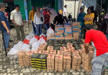 Bukit Asam (PTBA) Salurkan Bantuan untuk Korban Banjir di Lawang Kidul